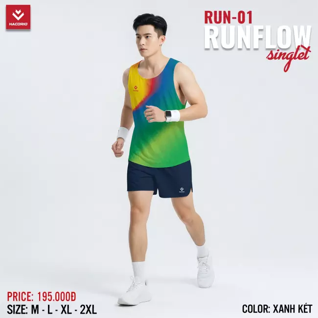 Áo chạy bộ sát nách - Hacorio Runflow